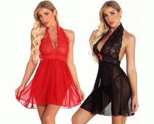 Hot-selling plus size sexy pajamas skirt P7074W02