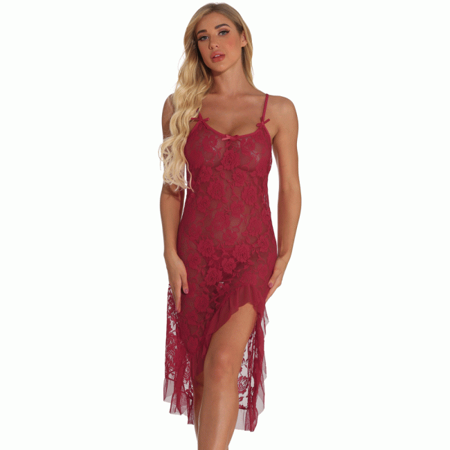 Hot selling sexy long skirt pajamas P712W02 Hot selling sexy long skirt pajamas P712W02