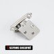 JQK 1/2 Inch Overlay Cabinet Door Hinges Satin Nickel, 20 Pack 10 Pairs Flush Face Mount Cupboard Self-Closing Kitchen Cabinet Hinges, CH200-SN-P20 JQK 1/2 Inch Overlay Cabinet Door Hinges Satin Nickel, 20 Pack 10 Pairs Flush Face Mount Cupboard Self-Closing Kitchen Cabinet Hinges, CH200-SN-P20