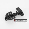 JQK Cabinet Hinges Black, 100 Degree Soft Closing Partical Overlay Door Hinge for Frameless Cabinets, Stainless Steel Matte Black Finish, 4 Pack, CH101-PB-P4 JQK Cabinet Hinges Black, 100 Degree Soft Closing Partical Overlay Door Hinge for Frameless Cabinets, Stainless Steel Matte Black Finish, 4 Pack, CH101-PB-P4