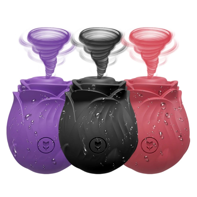 Clitoris Sucking Rose-Vibrator for Women Suction Cup Vacuum Nipple Clitoral Stimulator Female Sex Toy Adult Masturbation Toy