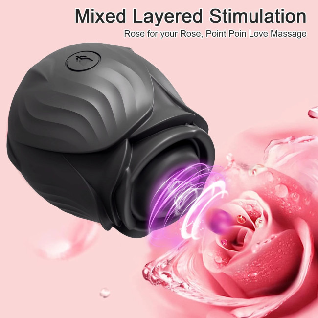Clitoris Sucking Rose-Vibrator for Women Suction Cup Vacuum Nipple Clitoral Stimulator Female Sex Toy Adult Masturbation Toy