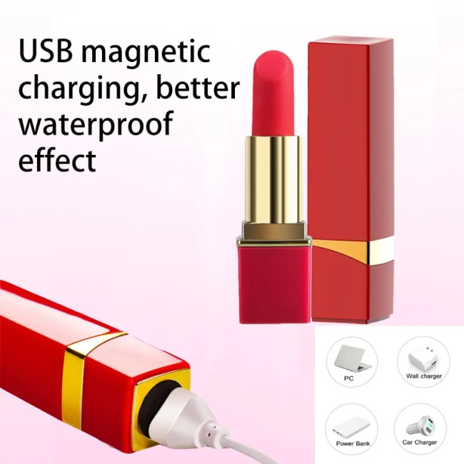 Lipstick Mini Vibrator 10 Speed Bullet Vibrator Dildo Clit Stimulator G Spot Massage Masturbator Adult Sex Toys For Women