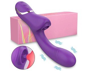 Powerful Clitoral Sucking Dildo Vibrator Female For Women Tongue Licking Sucker Clitoris Stimulator Sex Toys Goods for Adults 18