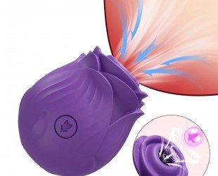 Rose-Sucking Toys Vibrator for Women Tongue Licking Oral Nipple Clitoris Vacuum Stimulator Female Sex Toys Goods for Adults