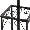 Yaheetech Coat Rack and Umbrella Stand, Entryway Coat Rack Hat Hanger Hooks Hall Tree Stand for Home or Office, Black