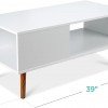 Best Choice Products Wooden Mid-Century Modern Coffee Table, Accent Furniture for Living Room, Indoor, Home Décor w/Open Storage Shelf, Wood Grain Finish - Black Best Choice Products Wooden Mid-Century Modern Coffee Table, Accent Furniture for Living Room, Indoor, Home Décor w/Open Storage Shelf, Wood Grain Finish - Black