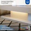 IKIFLY Modern LED Coffee Table with Drawer, White High Glossy Rectangle Coffee End Table with 16 Colors LED Lights for Living Room Bedroom IKIFLY Modern LED Coffee Table with Drawer, White High Glossy Rectangle Coffee End Table with 16 Colors LED Lights for Living Room Bedroom