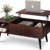 WLIVE Lift Top Coffee Table for Living Room,Small Coffee Table with Storage,Hidden Compartment and Adjustable Shelf,Mid Century Modern, Wood,Cherry,Espresso. WLIVE Lift Top Coffee Table for Living Room,Small Coffee Table with Storage,Hidden Compartment and Adjustable Shelf,Mid Century Modern, Wood,Cherry,Espresso.