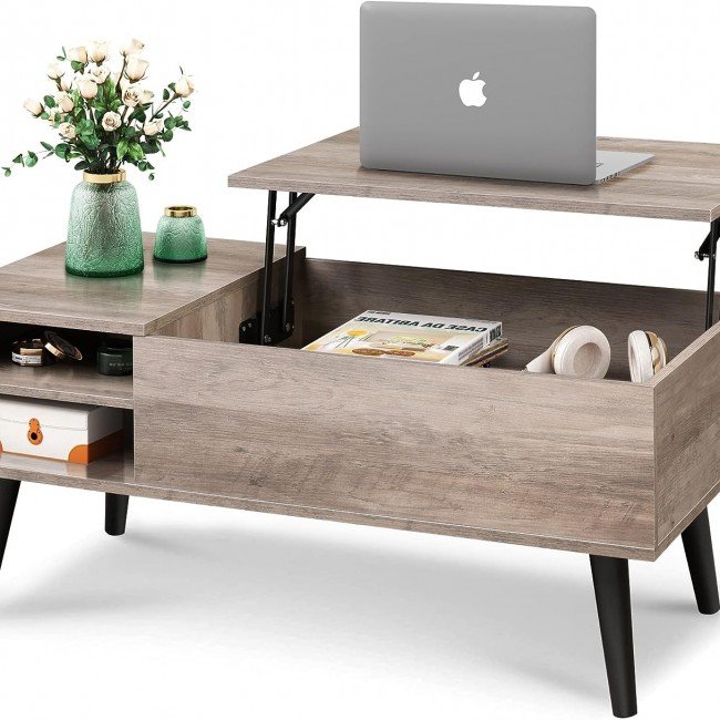 WLIVE Lift Top Coffee Table for Living Room,Small Coffee Table with Storage,Hidden Compartment and Adjustable Shelf,Mid Century Modern, Wood,Cherry,Espresso. WLIVE Lift Top Coffee Table for Living Room,Small Coffee Table with Storage,Hidden Compartment and Adjustable Shelf,Mid Century Modern, Wood,Cherry,Espresso.