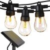 Brightech Ambience Pro Solar Powered Outdoor String Lights, Commercial Grade Waterproof,Shatterproof Patio Lights, 27 Ft Edison Bulbs, 1W LED, Soft White Light Brightech Ambience Pro Solar Powered Outdoor String Lights, Commercial Grade Waterproof,Shatterproof Patio Lights, 27 Ft Edison Bulbs, 1W LED, Soft White Light