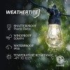 Brightech Ambience Pro Solar Powered Outdoor String Lights, Commercial Grade Waterproof,Shatterproof Patio Lights, 27 Ft Edison Bulbs, 1W LED, Soft White Light Brightech Ambience Pro Solar Powered Outdoor String Lights, Commercial Grade Waterproof,Shatterproof Patio Lights, 27 Ft Edison Bulbs, 1W LED, Soft White Light