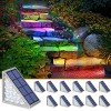 NIORSUN Solar Outdoor Step Lights Warm White Triangle IP67 Waterproof Auto on Off Decoration Deck Lights for Patio Yard, Driveway, Porch, Front Door, Sidewalk, 6 Pack NIORSUN Solar Outdoor Step Lights Warm White Triangle IP67 Waterproof Auto on Off Decoration Deck Lights for Patio Yard, Driveway, Porch, Front Door, Sidewalk, 6 Pack
