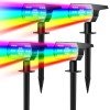 NYMPHY Solar Lights Outdoor Waterproof IP68, 56 LED 3 Lighting Modes Solar Powered Garden Yard Spot Solar Lights for Outside Landscape- 4 Pack (Cool White) NYMPHY Solar Lights Outdoor Waterproof IP68, 56 LED 3 Lighting Modes Solar Powered Garden Yard Spot Solar Lights for Outside Landscape- 4 Pack (Cool White)