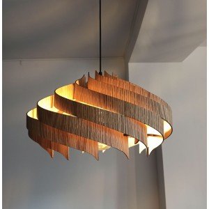 Hanging Lamp / Ceiling Lamp Majesty Natural OAK / Hand Made Unique Light / Pendant Nordic Lamp / Hanging Lamp - Letsgosale.com