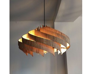 Hanging Lamp / Ceiling Lamp Majesty Natural OAK / Hand Made Unique Light / Pendant Nordic Lamp / Hanging Lamp - Letsgosale.com