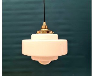 Deco Opal School Light, the Opal Glass Pendants Are Truly Beautiful Lights. the Pure White Opal Glass Glows Softly - Letsgosale.com