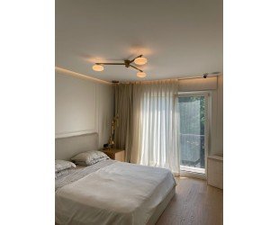 GEBET 3 Semi Flush Mount Lighting Close to Ceiling Fixture Geometric Shape Wide Lighting Fixture - Letsgosale.com