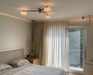 GEBET 3 Semi Flush Mount Lighting Close to Ceiling Fixture Geometric Shape Wide Lighting Fixture - Letsgosale.com