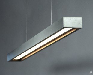 Concrete Lamp, Led Light, Industrial Light, Long Lamp, Lamp for Dining Room ,pendant Light ,kitchen Light , Led Lamp, Concrete Pendant Light - Letsgosale.com