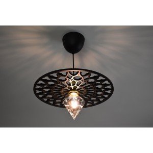 Black Gothic Rose Ceiling Lamp - Letsgosale.com
