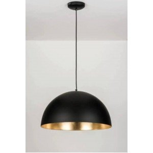 Black Brass Dome Fixture Ceiling, Modern Ceiling, Kitchen Island Lights, Boho Pendant Lamp Chandelier, Black Outside & Gold Inside ALL SIZES - Letsgosale.com