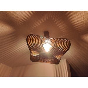 Minimalist Design Ceiling Light 37x37x15cm for 3mm Wood digital Files With Lightburn Profiles - Letsgosale.com
