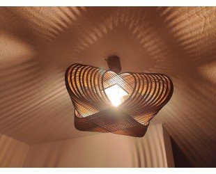 Minimalist Design Ceiling Light 37x37x15cm for 3mm Wood digital Files With Lightburn Profiles - Letsgosale.com