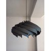 Black Wood Pendant Light Mid Century Modern Handmade Lamp Ceiling Lamp Chandelier Lighting Industrial Lamp Wood Lamp Shade - Letsgosale.com Black Wood Pendant Light Mid Century Modern Handmade Lamp Ceiling Lamp Chandelier Lighting Industrial Lamp Wood Lamp Shade - Letsgosale.com