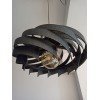 Black Wood Pendant Light Mid Century Modern Handmade Lamp Ceiling Lamp Chandelier Lighting Industrial Lamp Wood Lamp Shade - Letsgosale.com Black Wood Pendant Light Mid Century Modern Handmade Lamp Ceiling Lamp Chandelier Lighting Industrial Lamp Wood Lamp Shade - Letsgosale.com