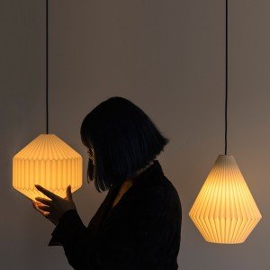 Modern Origami Pendant Light as a Japandi Hanging Lampshade for Minimalist Home Decor Soratobu - Letsgosale.com