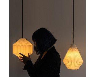 Modern Origami Pendant Light as a Japandi Hanging Lampshade for Minimalist Home Decor Soratobu - Letsgosale.com
