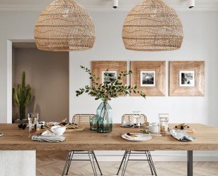 Trendy Rattan Pendant Light. Designer's Favorite. Rattan Lampshade. Bamboo Lampshade. Wicker Chandelier for Living Room, Bedroom, Kitchen - Letsgosale.com