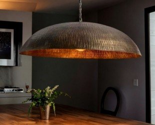 Antique Hammered Brass Dome Light Fixtures Handmade Hanging Lamp Ceiling Light Solid Brass Dome Oxide Moroccan Lamp - Letsgosale.com
