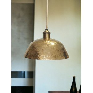 Handcrafted Modern Brass Pendant Light Hammered Craft Handwork Design Home Decoration - Letsgosale.com