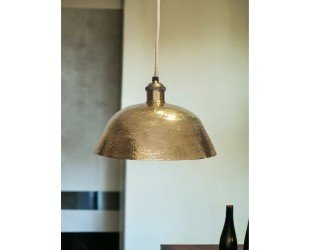 Handcrafted Modern Brass Pendant Light Hammered Craft Handwork Design Home Decoration - Letsgosale.com