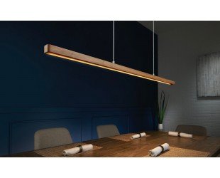 Kärv MCM Pendant Lighting Oval Linear Light Suspension Chandelier LED Pendent Chandelier Dining Room Light Pool Table Light - Letsgosale.com