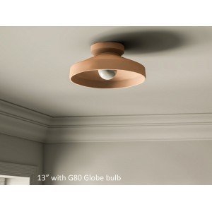 Ceramic Ceiling Light, Handmade Light, Home Decor Naaya FLUX SCONDENT Flush Mount Light, Vintage Light, House Warming Gift, Ceiling Light - Letsgosale.com