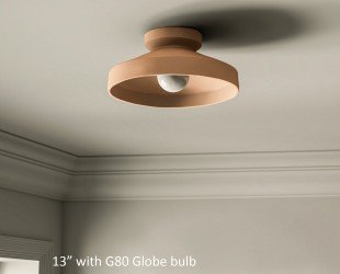 Ceramic Ceiling Light, Handmade Light, Home Decor Naaya FLUX SCONDENT Flush Mount Light, Vintage Light, House Warming Gift, Ceiling Light - Letsgosale.com