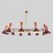 Large Stilnovo Style Twelve Arm 24 Lights Shade Sputnik Chandelier Light Fixture Mid Century Brass Chandelier - Letsgosale.com