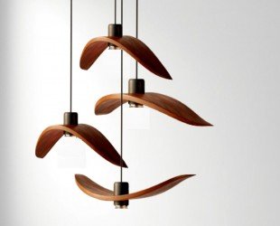 Design Wooden Led Lamp, Scandinavian Light Fixture, Handmade Led Bulb Light, Wooden Hanging Lamp, Modern Lighting,pendant Ceiling Lamp Decor - Letsgosale.com