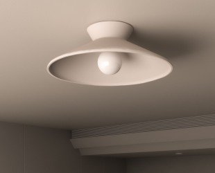 Ceramic Ceiling Light, Handmade Home Decor, Naaya KEGAL SCONDENT Flush Mount Light, Housewarming Gift, Kitchen Interior Design Idea - Letsgosale.com