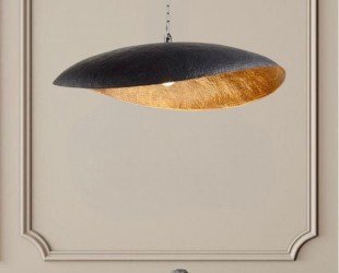 Moroccan Hammered Lampshade , Hanade Moroccan Leaf , Black Out Gold in , Brass Handmade Lamp - Letsgosale.com