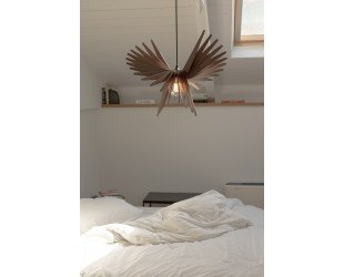 Handcrafted 'bird' Wooden Pendant Light Fixture Illuminate With Natural Charm Rustic Elegance for Your Home - Letsgosale.com