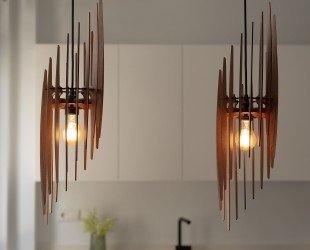 Vintage Charm: Mid-century Modern Wooden Stalactite Pendant Light Fixture Timeless Elegance Inspired by Nature - Letsgosale.com