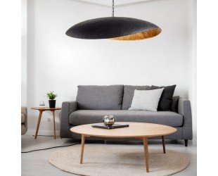 Black Ceiling Light, Pendant Light, Modern Leaf Shaped Pendant, Suspension Light - Letsgosale.com
