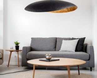 Black Ceiling Light, Pendant Light, Modern Leaf Shaped Pendant, Suspension Light - Letsgosale.com