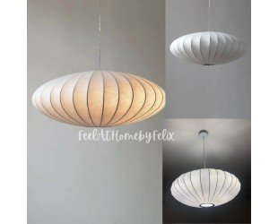 Handmade Japanese Style Apartment Silk Chandelier Cream Style Silk Pendant Lamps for Living Room Dining Room - Letsgosale.com