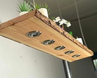 Suspended Wooden Chandelier - Letsgosale.com