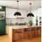 Set of 2 Dome Pendant Light Black With Brass or White Inlay, Large Black Bowl Pendant Light Lamp, Kitchen Island Farmhouse Hanging Light, - Letsgosale.com